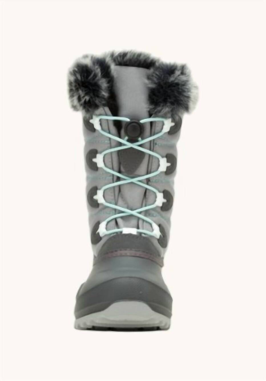 NEW KAMIK kids' insulated boots in charcoal/teal - Picture 2 of 3